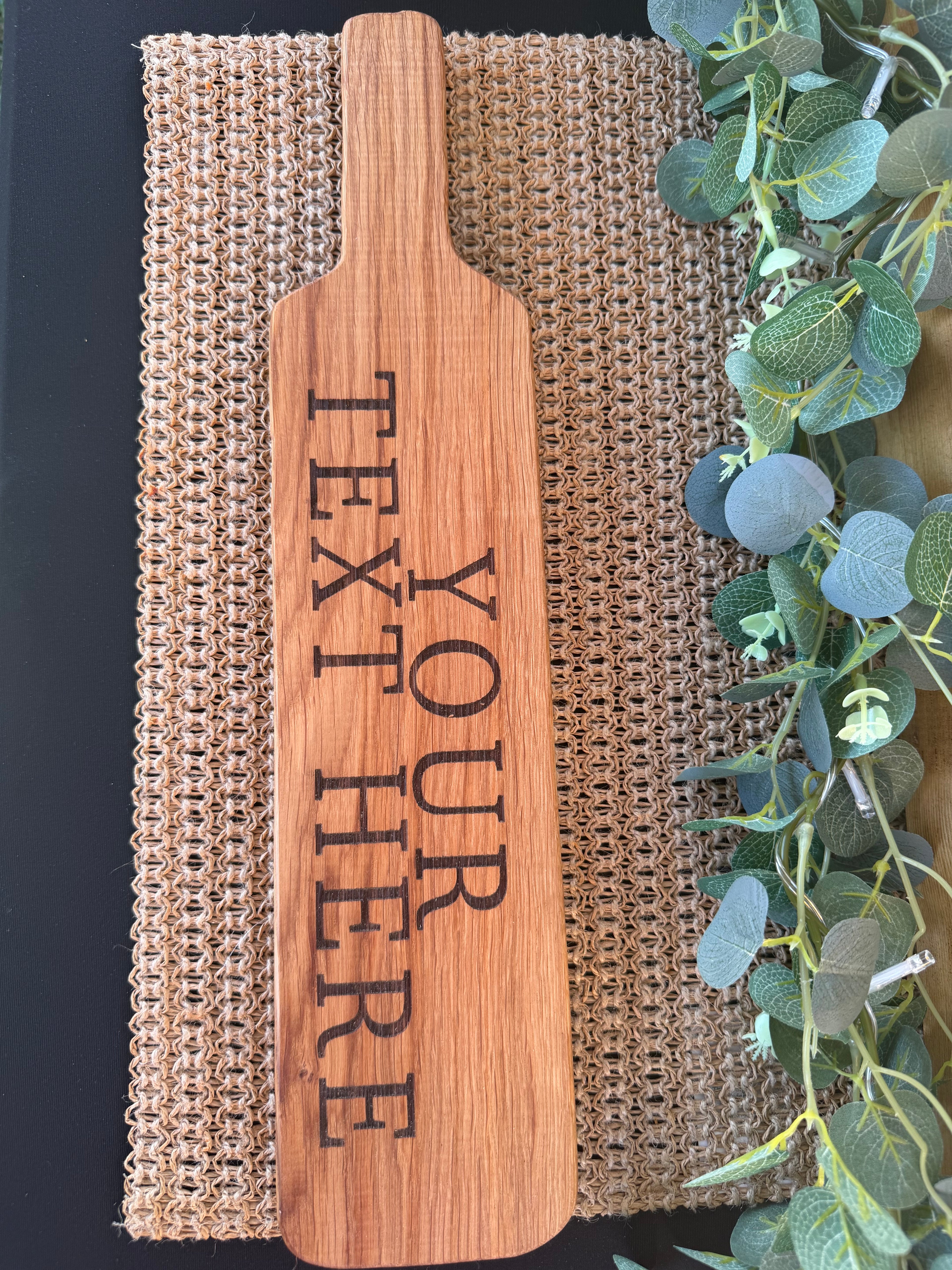 Elm Personalised Engraved Spanking Paddle