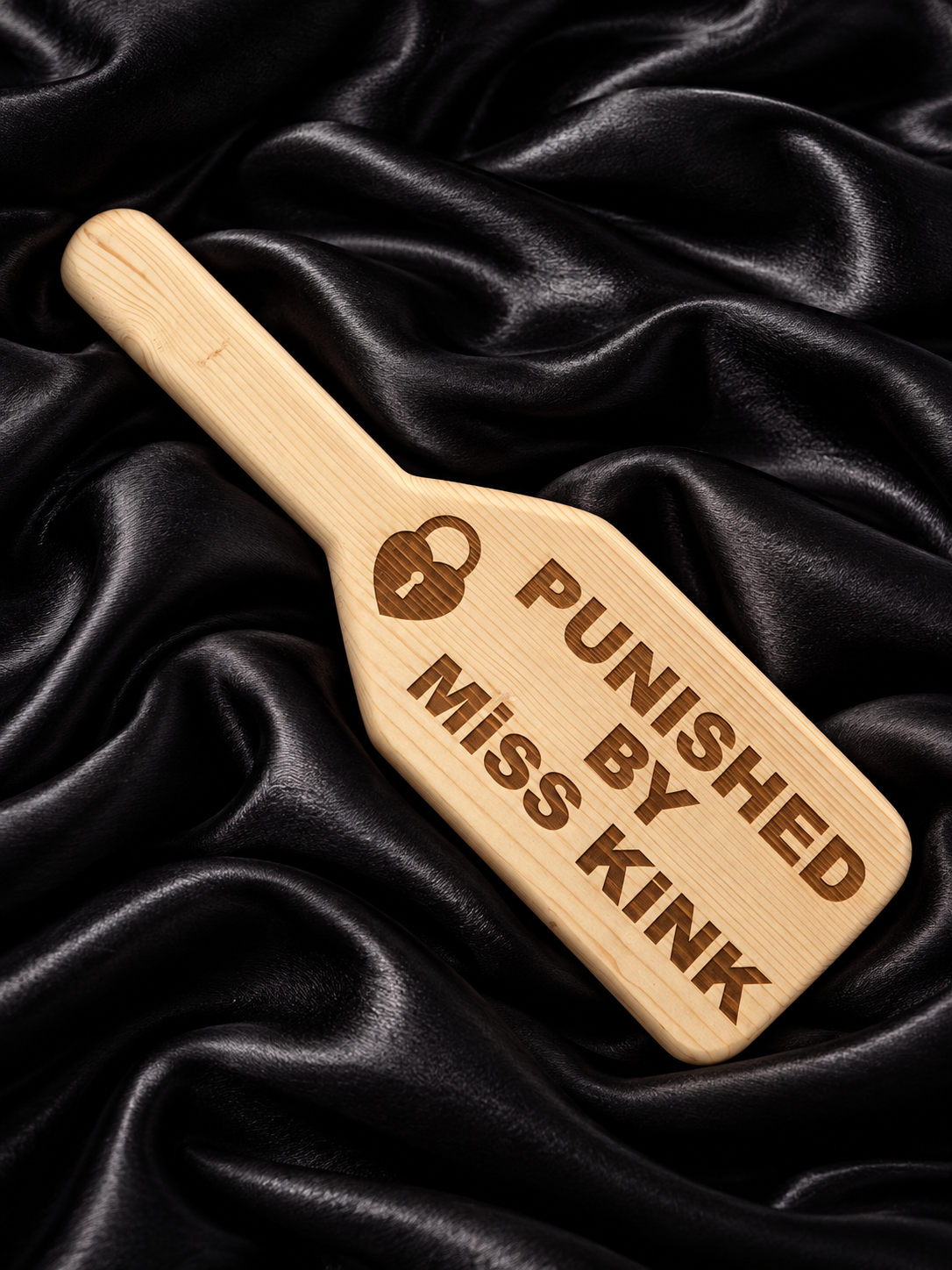 Engraved ‘Punished By’ Personalised Spanking Paddle