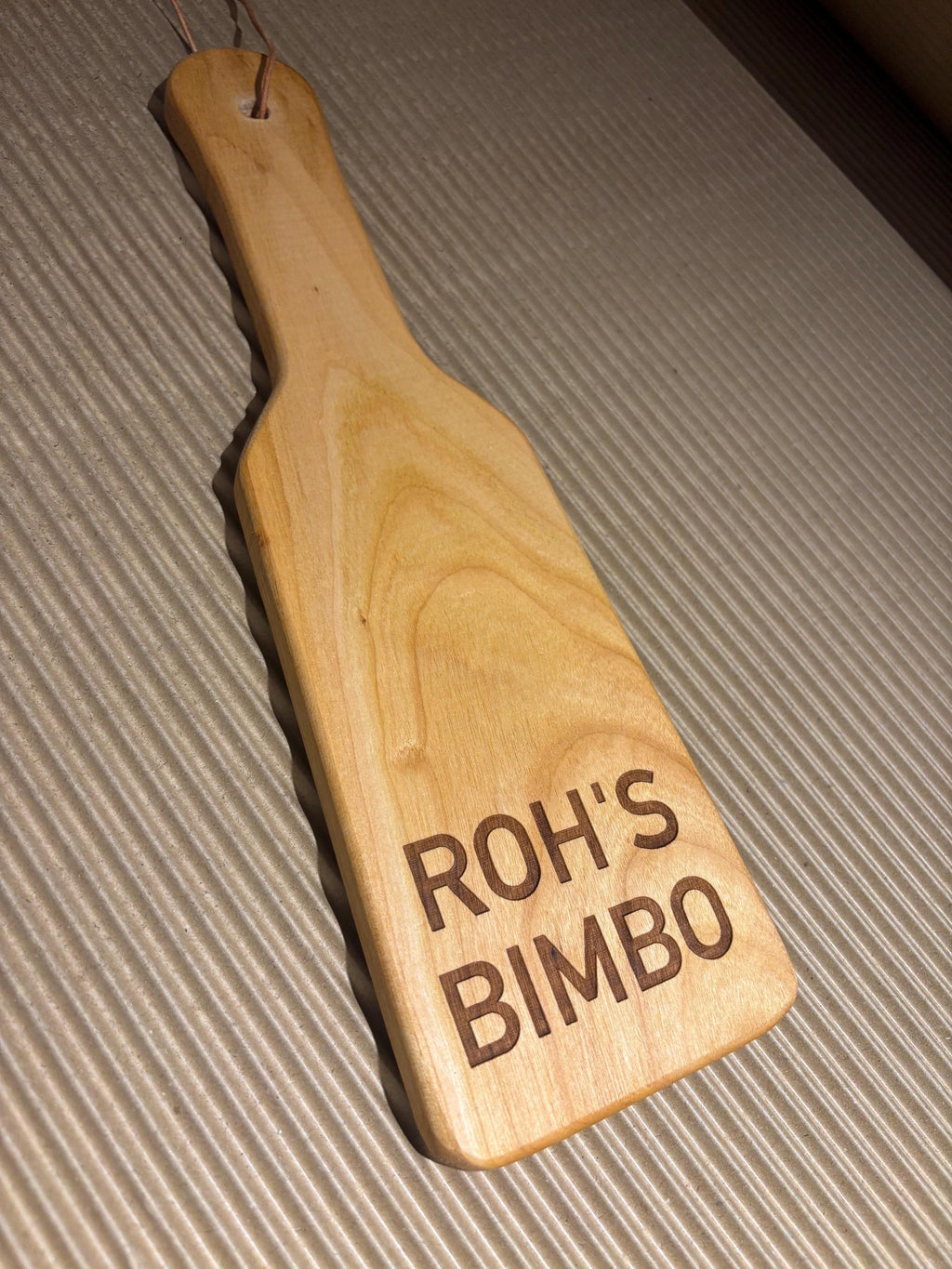 Engraved Personalised Spanking Paddle