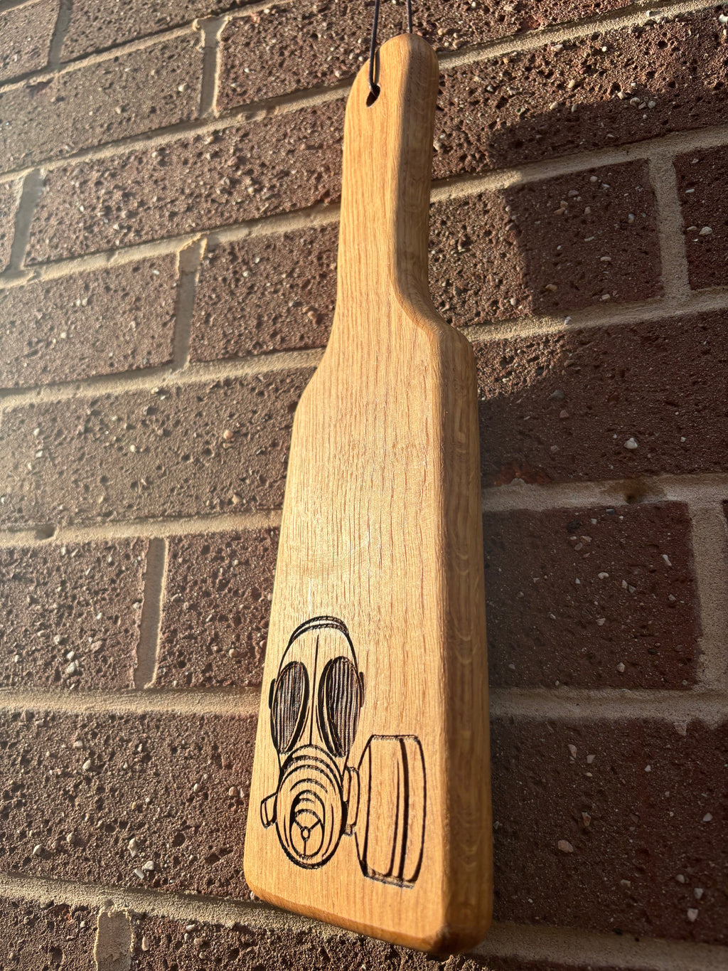 Personalised Solid Oak Engraved Spanking Paddle