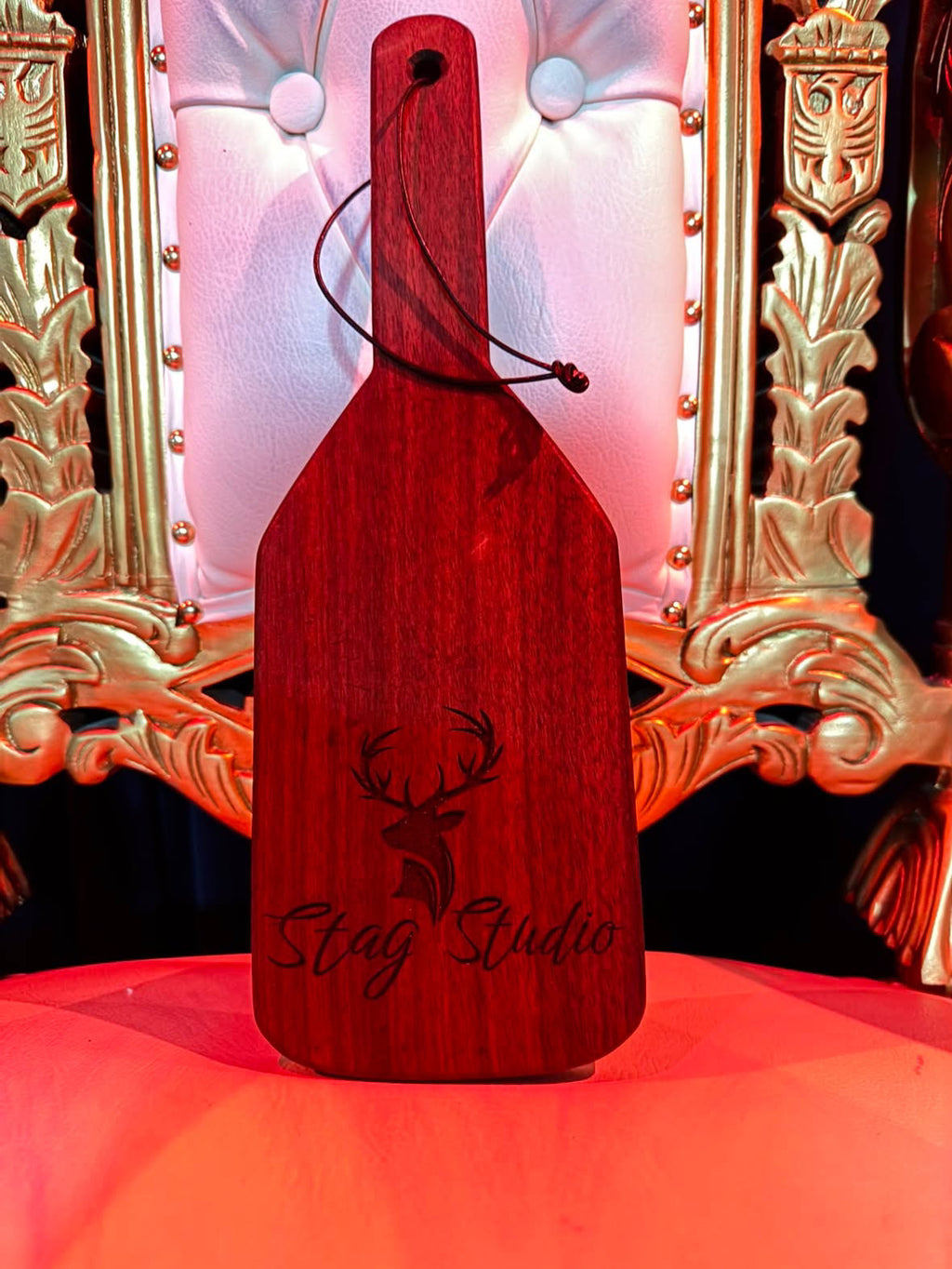 Logo Engraved Spanking Paddle