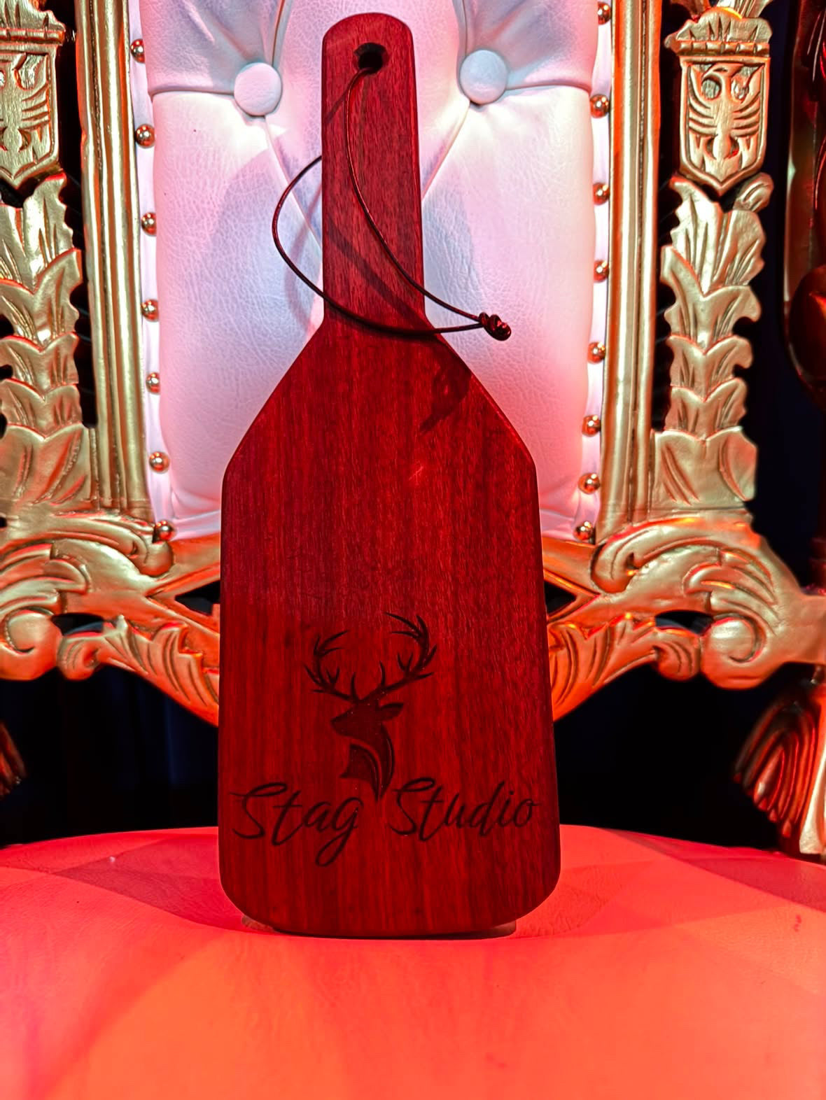 Logo Engraved Spanking Paddle