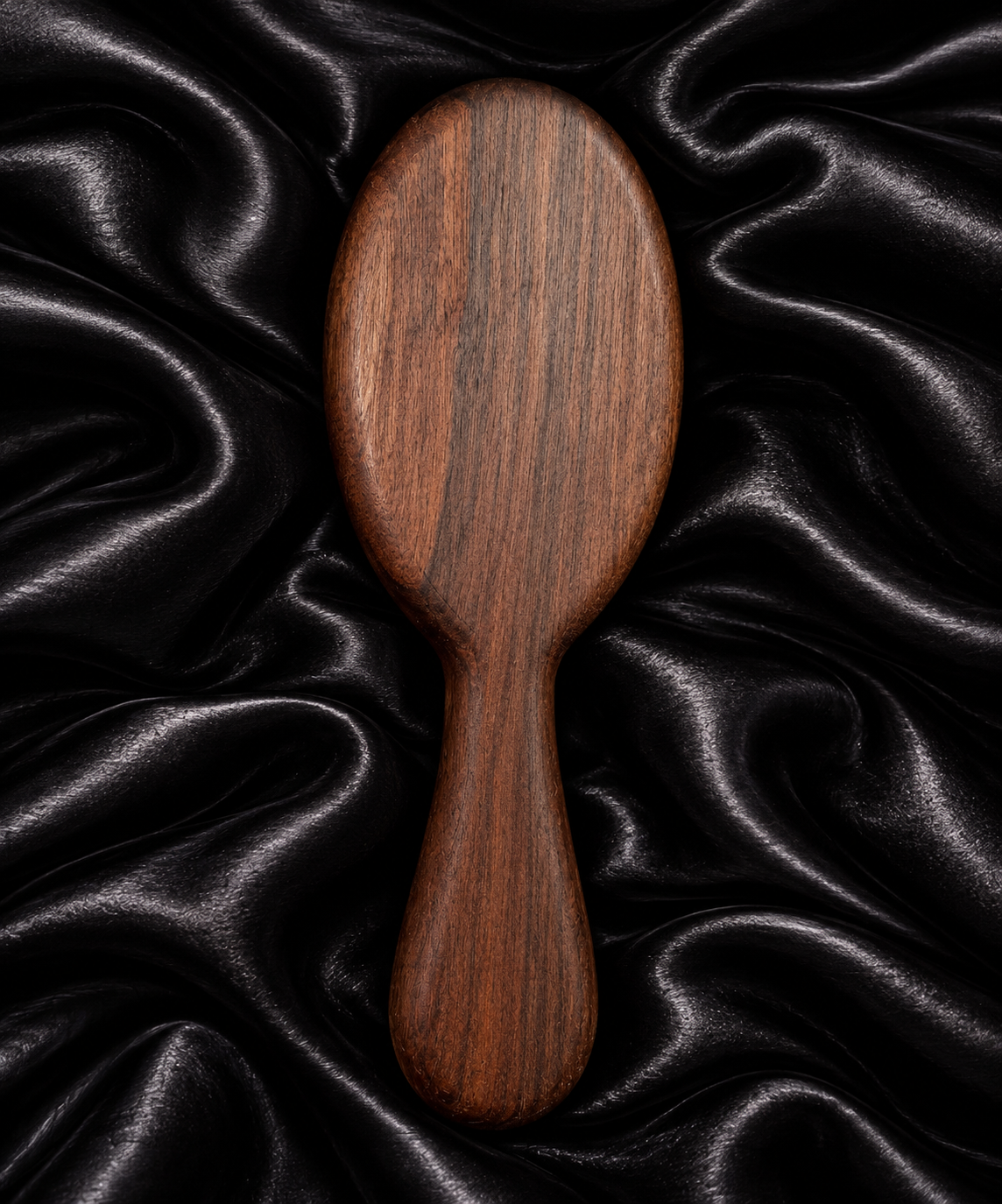 Non-Engraved Walnut Hairbrush Style Hair Brush Spanking