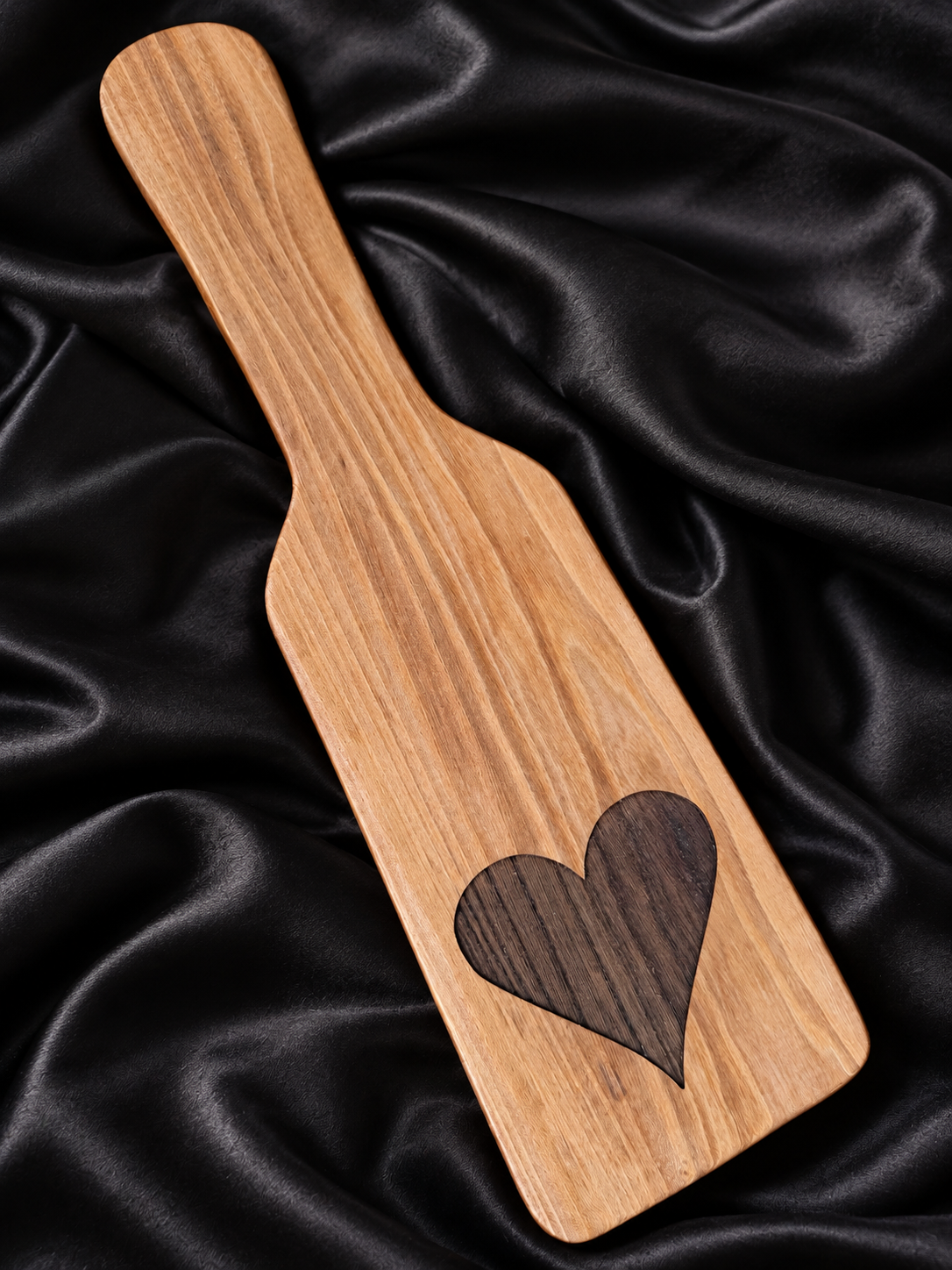 Love Heart Engraved Spanking Paddle