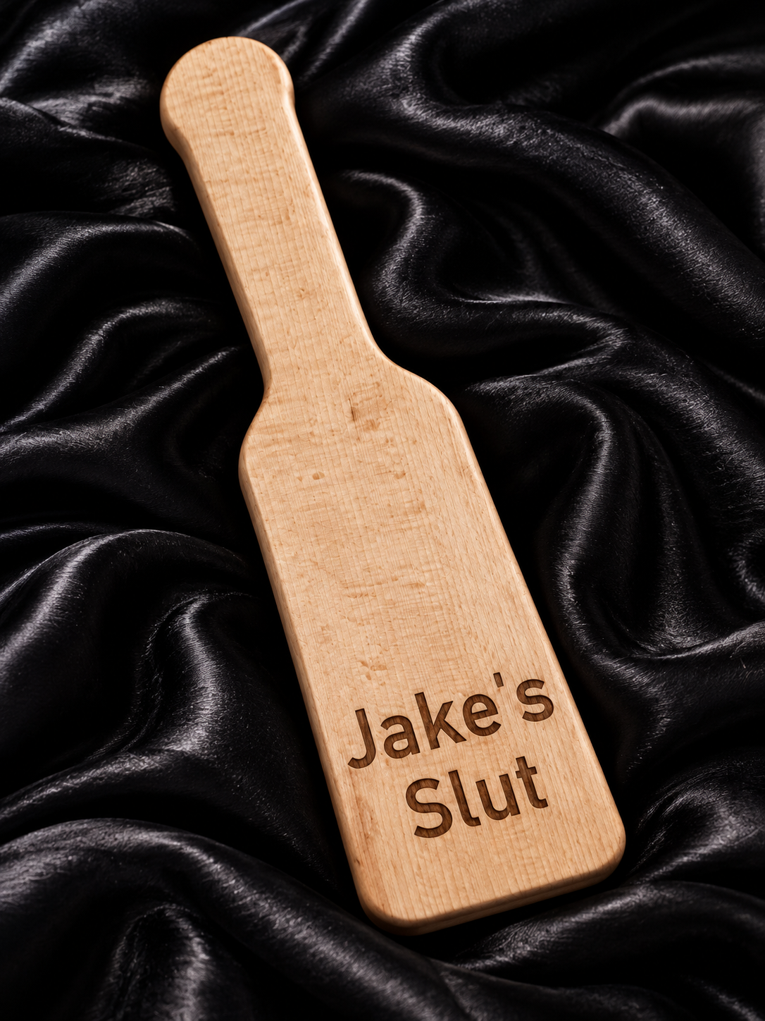 Personalised Light Wood Engraved Spanking Paddle