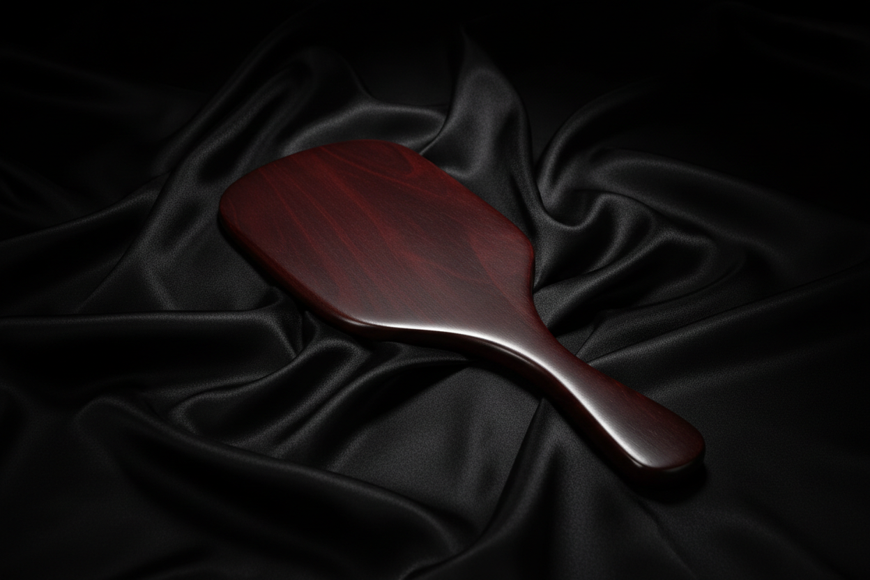 sexy spanking paddle setting